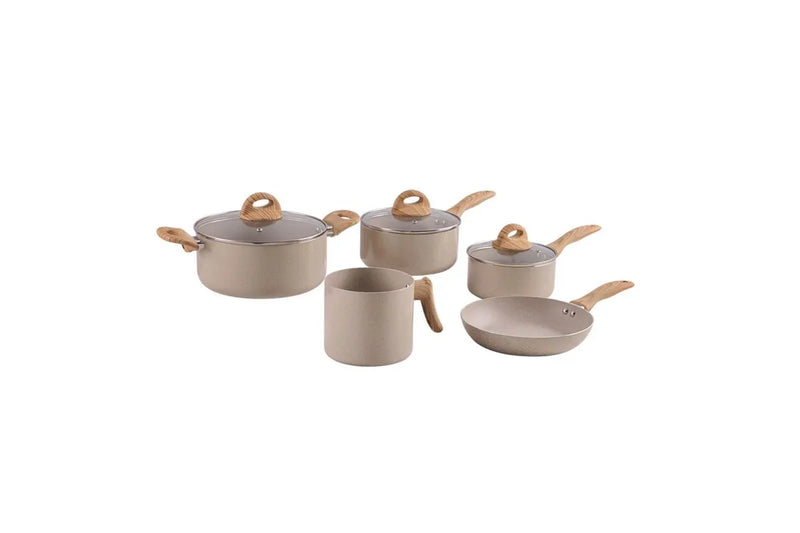 Jogo de Panelas Ceramic Life Smart Plus Areia 5 Peças