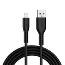 Cabo em silicone USB-A para Lightning 1,5m