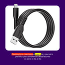 Cabo em silicone USB-A para Lightning 1,5m