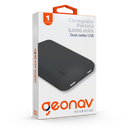 Power Bank Carregador Portátil Preto 5000mAh