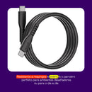 Cabo em silicone USB-C para USB-C 1,5m