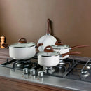 Conjunto de Panelas Ceramic Life Vanilla 5 Peças
