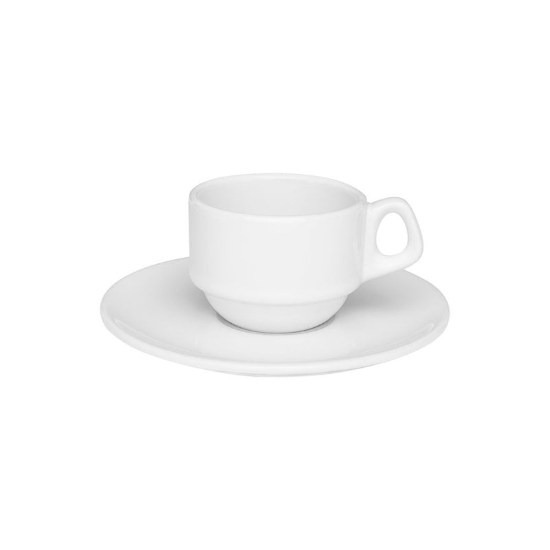 Xícara de Cafézinho com Pires Branca 75mL