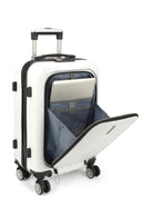 Mala de Viagem Bordo ABS Argos Notebook Rodas Branca