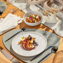 Aparelho de Jantar e Chá Flat Chuvisco 20 Peças