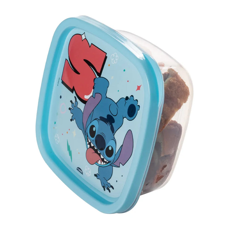 Pote Quadrado Stitch 580ml