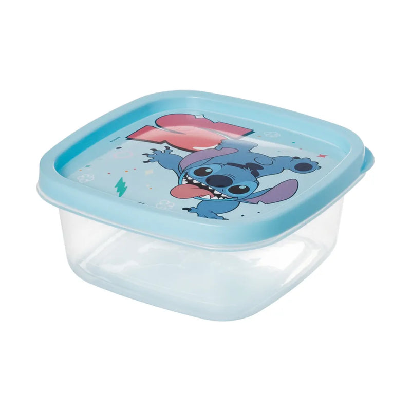 Pote Quadrado Stitch 580ml