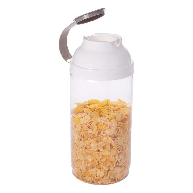 Organizador Plug com Sobretampa Flip Branco 1,6L