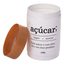 Pote de Plástico Plug Açúcar 1,15L