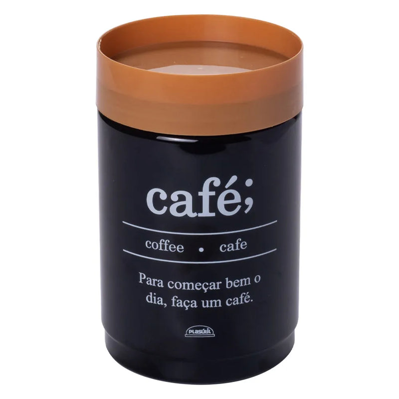Pote de Plástico Plug Café 1,15L