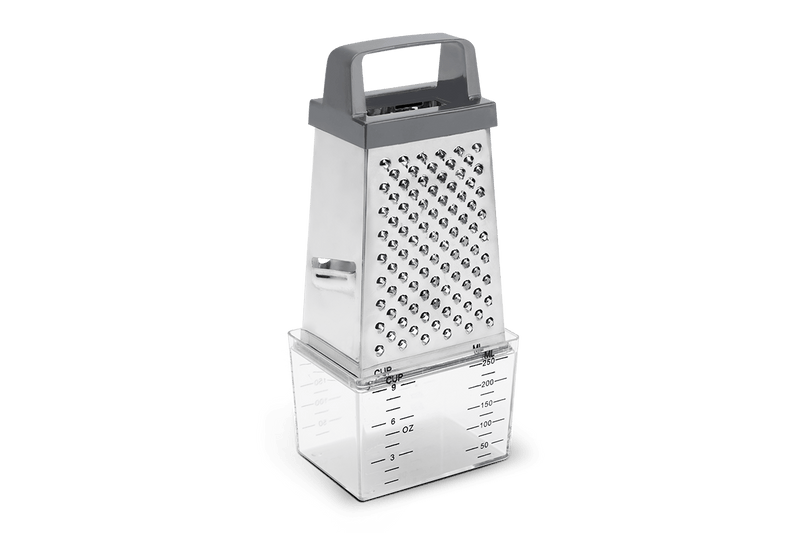 Ralador 4 Faces Inox com Coletor Top Pratic