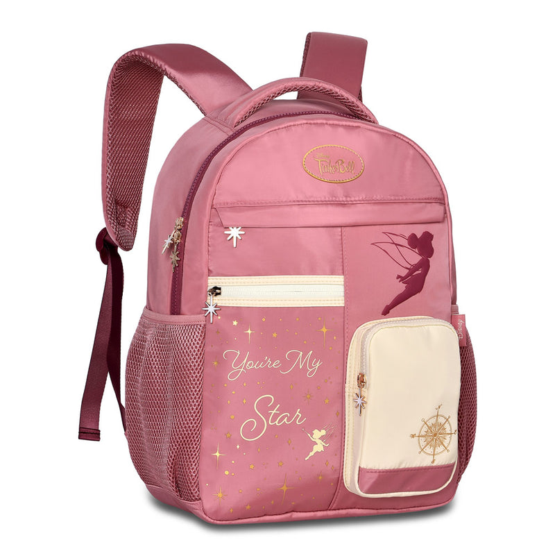 Mochila de Costas Oficial Tinker Bell Disney Rosa 17,5"