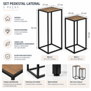 Set Pedestal Lateral 2 Peças