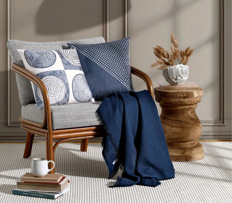 Almofada Velvet Estampado Delta