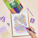 Lápis de Cor Eco Sextavado 24 Cores