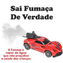 Carrinho de Controle Remoto Solta Fumaça 1:18