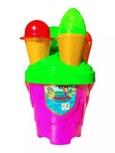 Baldinho de Praia Sorvetão com 5 Brinquedos