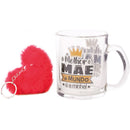 Caneca Melhor Mãe com Chaveiro Coração