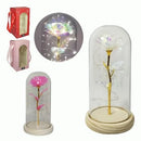 Flor Rosa Enfeite Decorativo Led