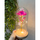 Flor Rosa Enfeite Decorativo Led