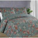 Kit Colcha Bouti Shabby Chic Jade Queen 3 Peças