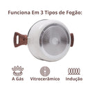 Conjunto de Panelas Pratic Cook Mármol 6 Peças