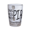 Caneca de Vidro Inspira Respira Não Pira 320mL