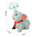 Elefante Brincalhão Giro 360° com Luz e Som