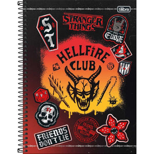 Caderno Espiral CD Stranger Things 20 Matérias