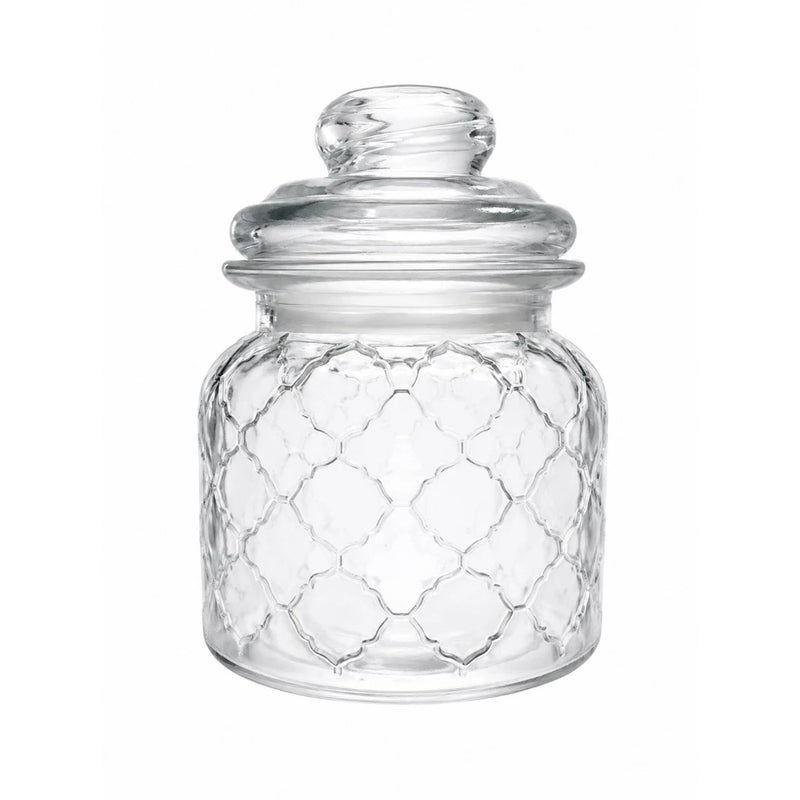 Pote de Vidro Hermético com Tampa Decor 650mL