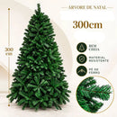 Árvore de Natal com 2614 Galhos 300cm