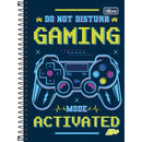 Caderno Espiral CD 1/4 D+ Masculino 200 Folhas