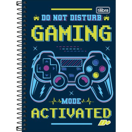 Caderno Espiral CD 1/4 D+ Masculino 200 Folhas
