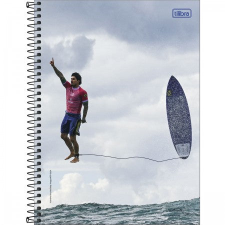 Caderno Espiral CD Gabriel Medina 1 Matéria