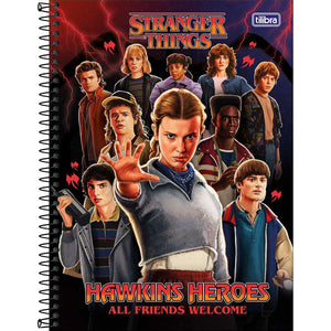 Caderno Espiral CD Stranger Things 20 Matérias
