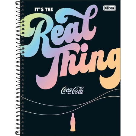 Caderno Espiral CD Coca-Cola 1 Matéria