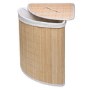 Cesto para Roupa Bambu com Tampa Triangular