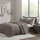 Kit Colcha Queen Milão Lisa Geométrico 150 Fios