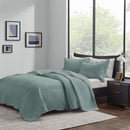 Kit Colcha Queen Milão Lisa Geométrico 150 Fios