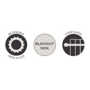 Cortina Pratika Blackout York Areia 2,6x1,7m