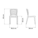 Cadeira Sofia Infantil Azul Pastel