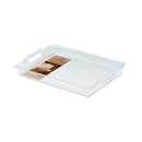 Bandeja Acrílica com Alça Ária 45x30x6cm