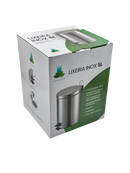 Lixeira Redonda Inox 5L