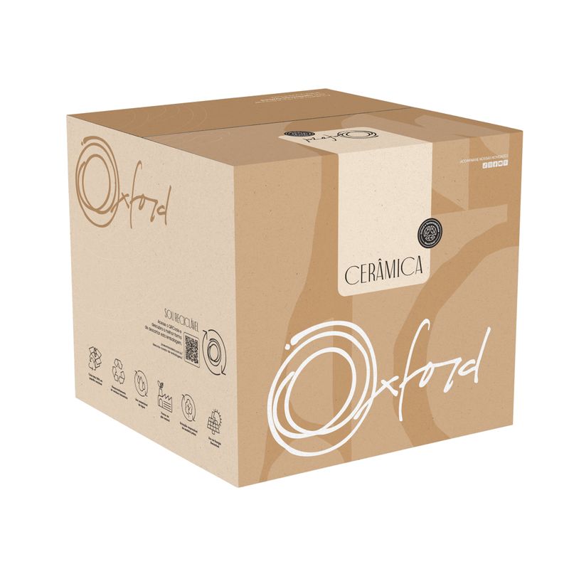 Aparelho de Jantar Flat Chuvisco 30 Peças