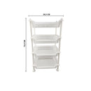 Prateleira Multiuso 4 Andares Branca