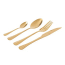 Faqueiro Inox Dourado 24peças
