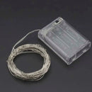 Led Decorativo Fio de Cobre 100 Leds Branco Quente 10m