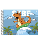 Caderno Cartografia Desenho Saurus 60 Folhas