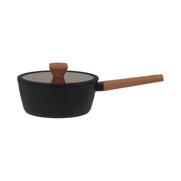 Panela Antiaderente Norma Preto 20cm 2,2L