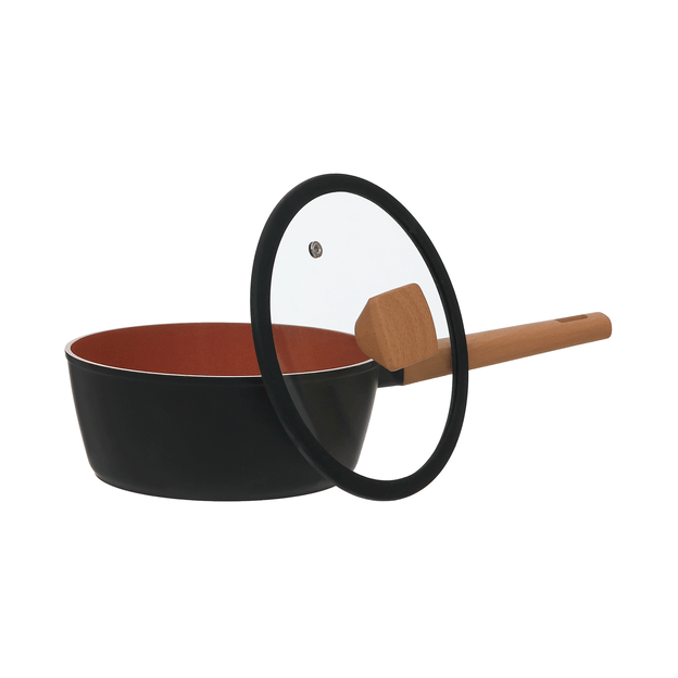 Panela Antiaderente Norma Preto 20cm 2,2L